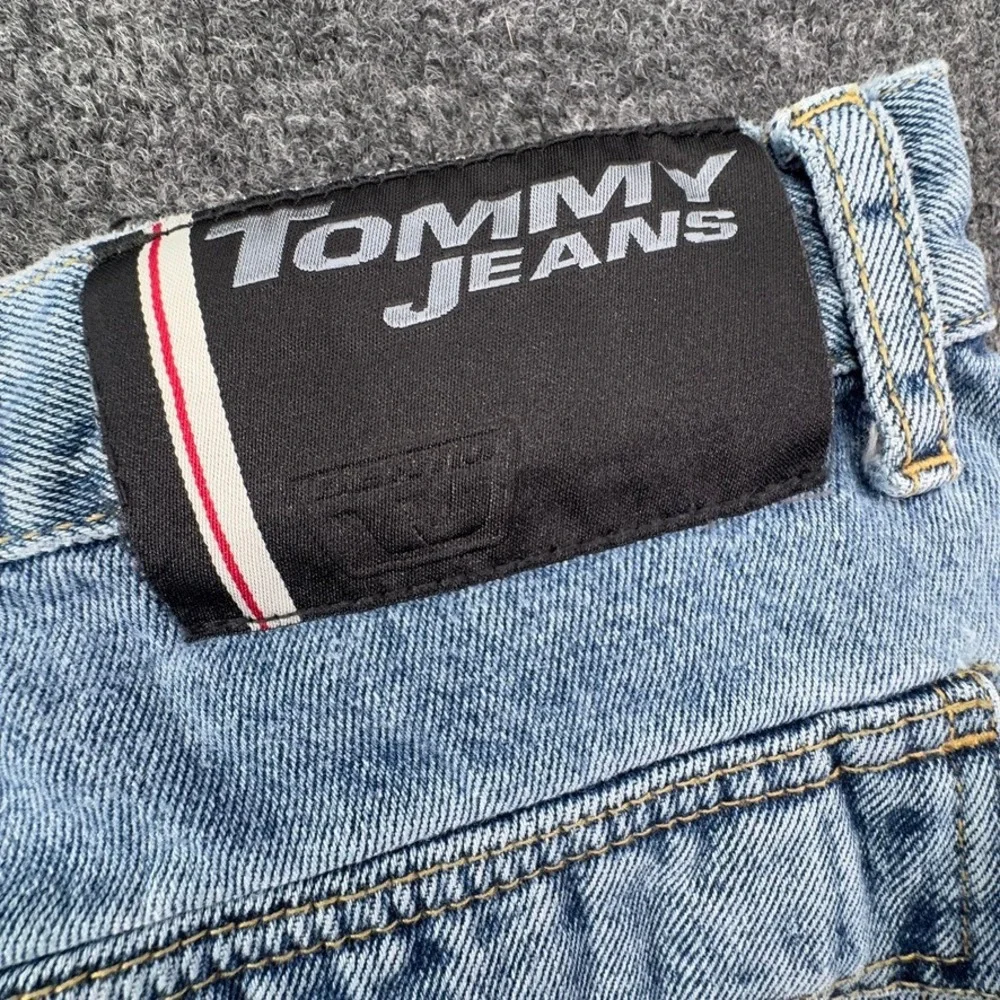 Tommy Jeans Mens 38x32 Carpenter Denim Wide Leg 90s Streetwear Vintage